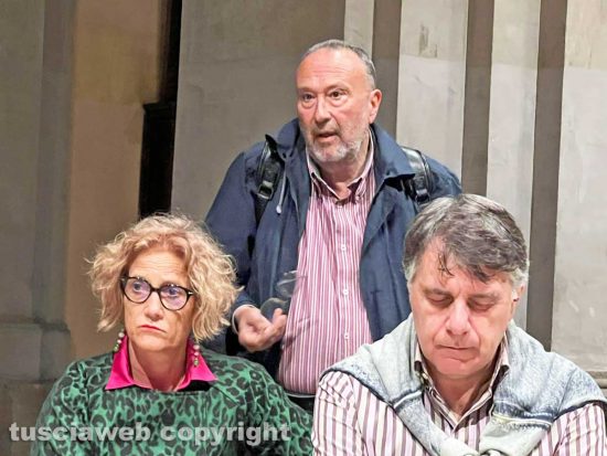Viterbo - Lina Delle Monache (a sinistra) e Umberto Di Fusco (al centro)