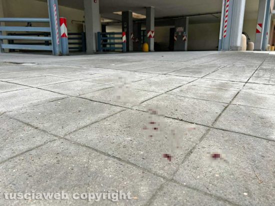 Viterbo - Il sangue in via Molini
