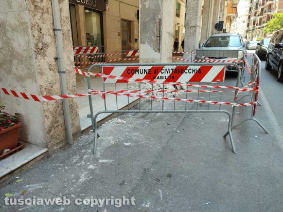 Civitavecchia - L'area transennata