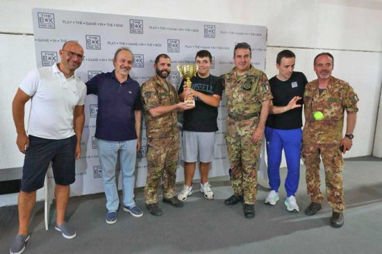 Sport - Padel - La premiazione del torneo di beneficienza