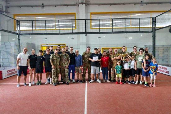 Sport - Padel - La premiazione del torneo di beneficienza