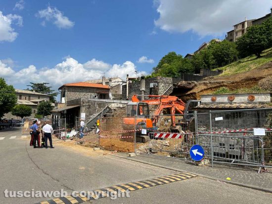 Montefiascone - Il sopralluogo al ristorante Miralago