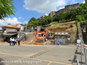 Montefiascone - Il sopralluogo al ristorante Miralago