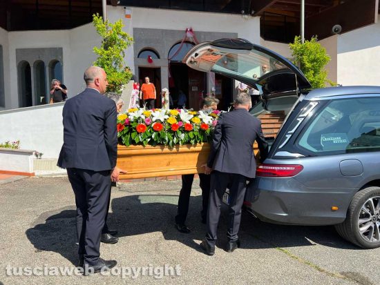 Viterbo - Il funerale di Mario Casantini