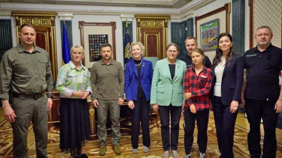 Greta Thunberg incontra Zelensky