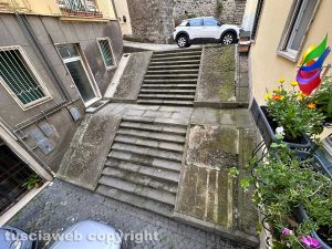 Viterbo - Via Braccia di San Francesco - Dopo la pulizia