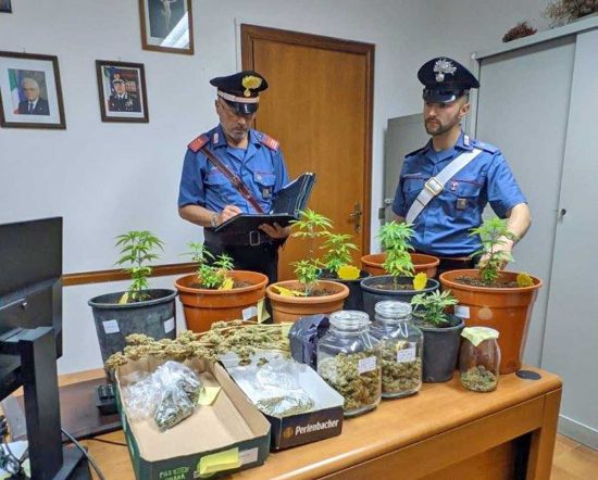 Castel Viscardo - Carabineri - La sostanza sequestrata
