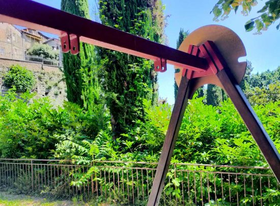Vignanello - Il giardino comunale nel degrado