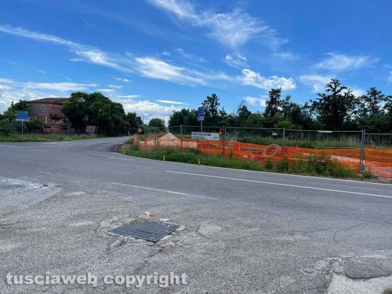 Civita Castellana - Nuovo striscione al Quartaccio
