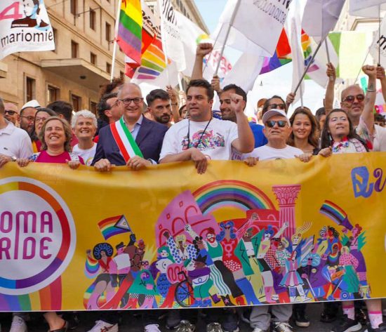 Roberto Gualtieri al Pride 2023