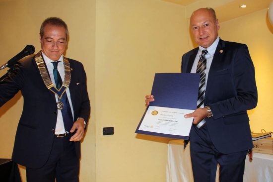 Viterbo - Cerimonia Rotary club, Scorzino e Cegna
