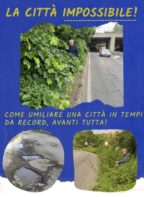 Il post Facebook pubblicato dall’ex sindaco Giovanni Maria Arena