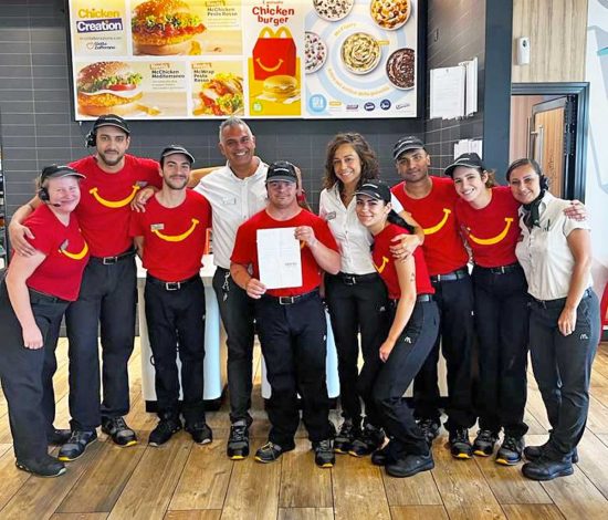 Andrea Cenci al McDonald's - Contratto a tempo indeterminato
