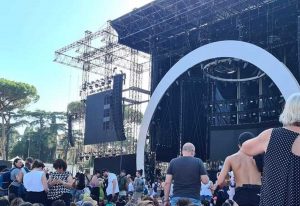 Roma - Il palco al Circo Massimo - Il concerto di Marco Mengoni