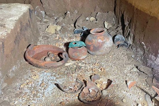 Montalto di Castro - La tomba scoperta alla Necropoli dell'Osteria