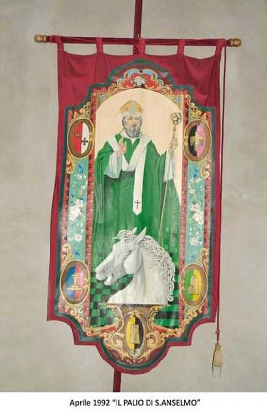 Drappo del palio di Sant'Anselmo - 1992