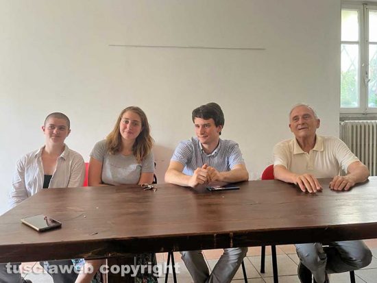 Da sinistra: Teresa Pianella, Sofia Bianchini, Daniele Colonna e Enrico Mezzetti