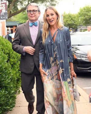 Sarah Jessica Parker con la borsa di Benedetta Bruzziches