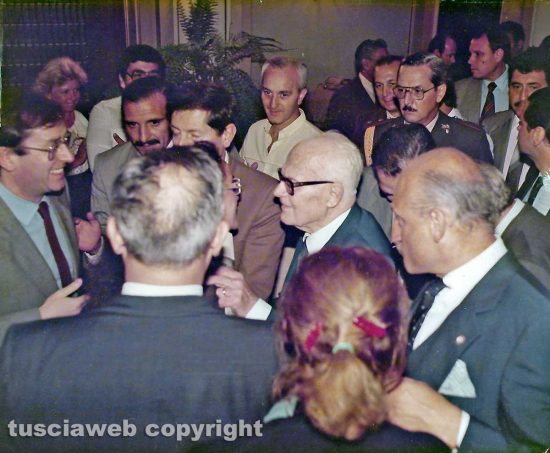 Renzo Trappolini con Cecilia Gasdia e Sandro Pertini