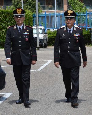 Viterbo - Il comandante della Legione Carabinieri Lazio Antonio De Vita al comando provincialeViterbo - Il comandante della Legione Carabinieri Lazio Antonio De Vita al comando provinciale
