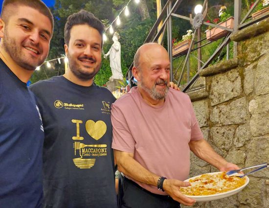 Canepina - Il ministro canadese Micheal Tibollo alla Sagra dei maccaroni