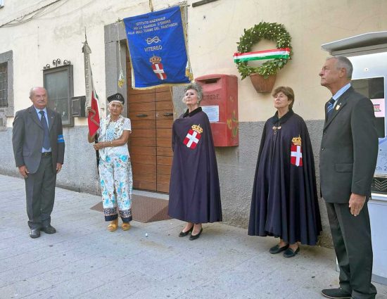 Soriano nel Cimino - La cerimonia in occasione del 123esimo anniversario dell'uccisione di Re Umberto I