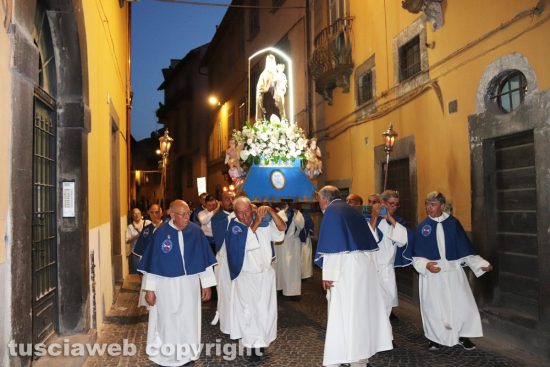 Viterbo - La processione della Madonna del Carmelo