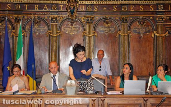 Viterbo - Consiglio comunale - Ciorba, Frontini, Scardozzi e Angiani