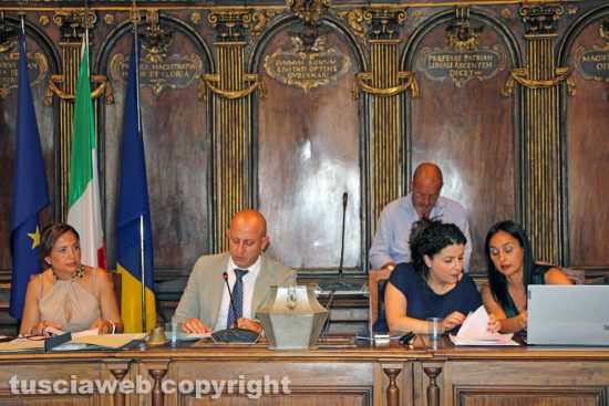 Viterbo - Consiglio comunale - Ciorba, Frontini e Scardozzi