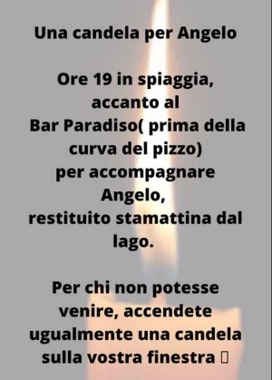 La fiaccolata per Angelo