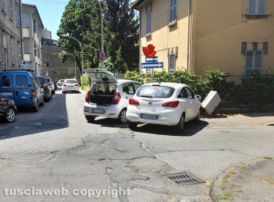Viterbo - Incidente in via Vanni