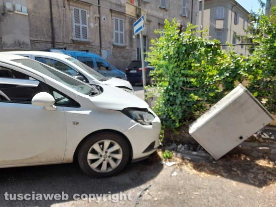 Viterbo - Incidente in via Vanni