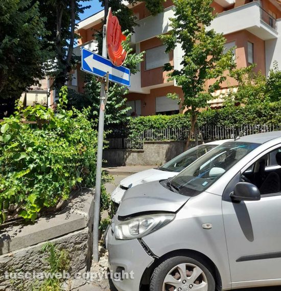 Viterbo - Incidente in via Vanni