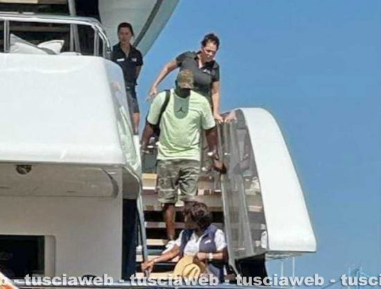 Michael Jordan al porto di Civitavecchia