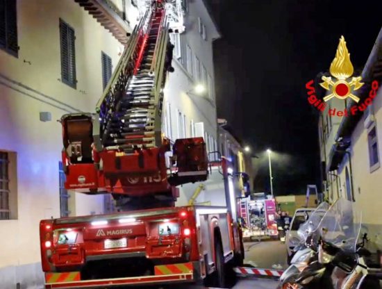 Firenze - Due appartamenti in fiamme nel centro storico