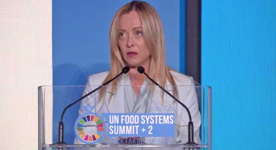 Giorgia Meloni al vertice Fao