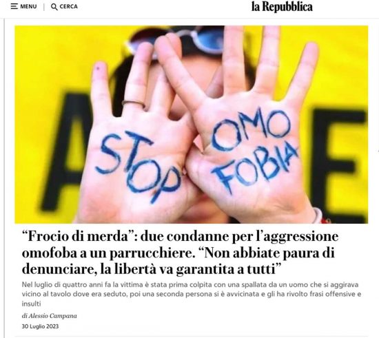 Repubblica sul caso di Carmine Buono
