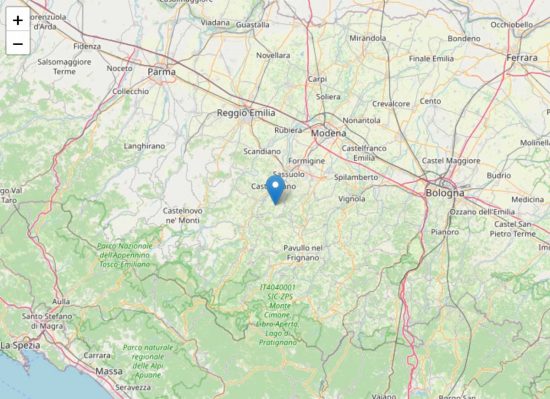 Modena - Scossa di terremoto di magnitudo 3 in Emilia-Romagna
