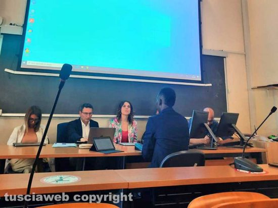 Viterbo - Nhial Moses Yien, la discussione della tesi di laurea