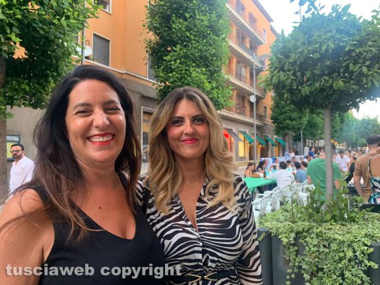 Viterbo - Cena sotto le stelle, Francesca Sanna e Alessandra Troncarelli