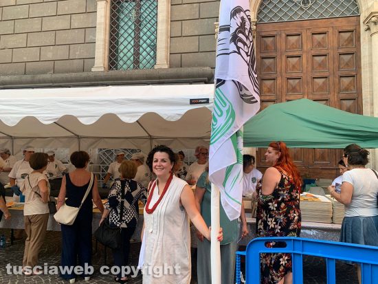 Viterbo - Cena sotto le stelle, la sindaca Chiara Frontini