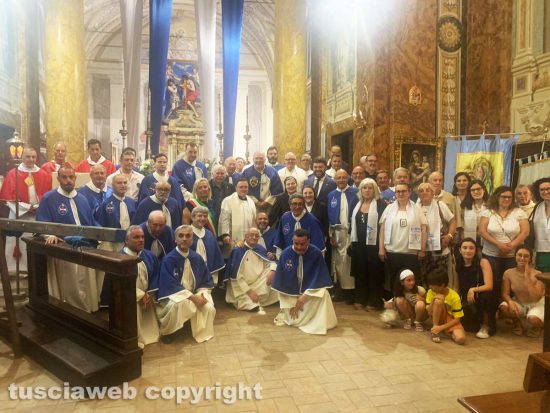 Viterbo - La processione della Madonna del Carmelo