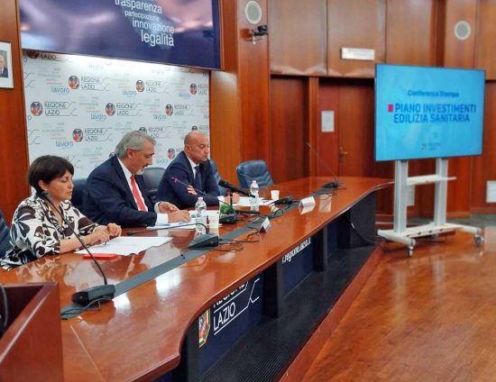 Regione - Sanità - La conferenza stampa di Rocca