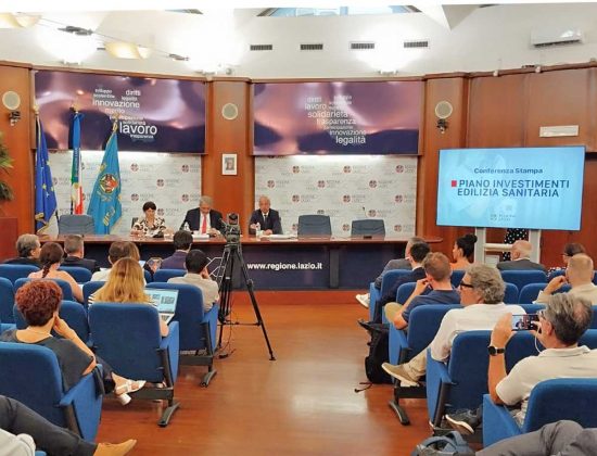 Regione - Sanità - La conferenza stampa di Rocca