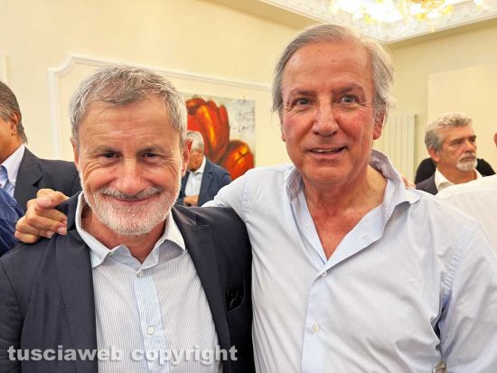 Viterbo - Gianni Alemanno e Claudio Taglia