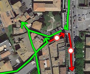 Viterbo - Al via la realizzazione della passeggiata ecologica lungo le mura - Cambia la viabilità