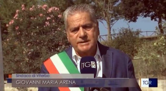Viterbo - Il servizio del Tg3 con l'allora sindaco Arena in protesta alla discarica