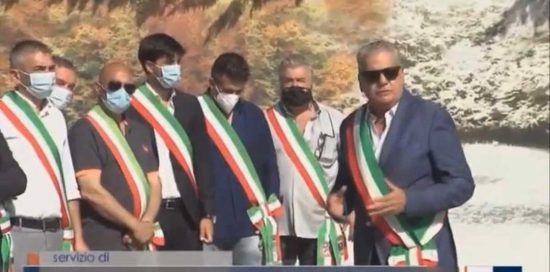 Viterbo - Il servizio del Tg3 con l'allora sindaco Arena in protesta alla discarica