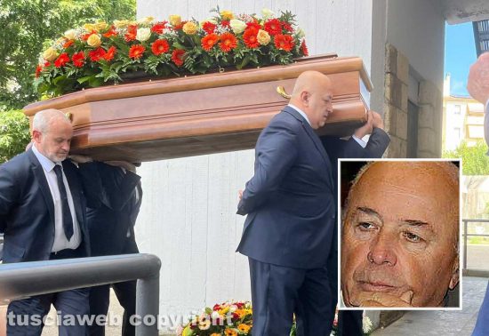 Viterbo - I funerali dell'avvocato Severo Bruno