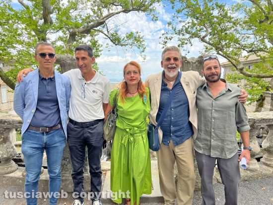 Da sinistra: Andrea Belli, Fabio Belli, Lara Nicoletti, Alfonso Antoniozzi e Francesco Cerra